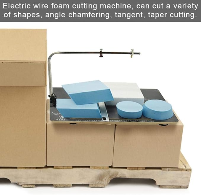 Foam Cutting Machine, Board Hot Wire Styrofoam Cutter Foam Cutting Tool Working - Image 5