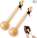 Hollowfly Baseball & Softball Glove Mallet-12 Inch Wooden Hammer with Leather Rope, Durable Glove Pocket Break-in Tool