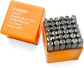 OWDEN Professional 36Pcs. Steel Metal Stamp Set, Steel Number and Letter Punch by WEHERCRAFT