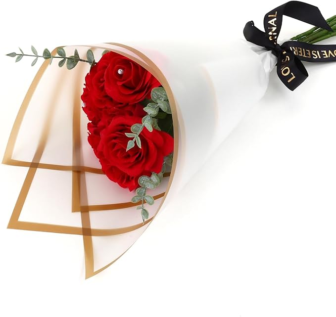 FUHITIM 20 Sheets Flower Wrapping Paper - Image 5