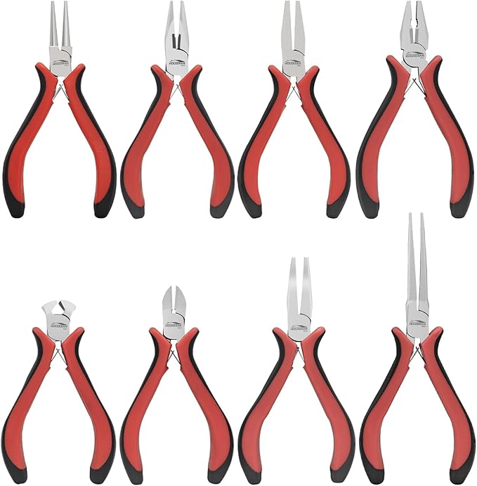 8 Packs Jewelry Pliers Set, Jewelry Making Tools by HOUSERAN