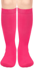 Sarfel Kids Soccer Socks Toddler Soccer Socks Girls Boys Soccer Socks Kids Tube Socks with Stripes Toddler Knee High Socks