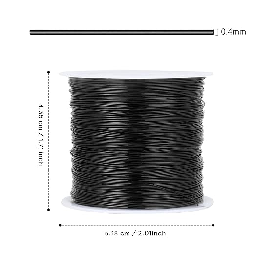 328FT Jewelry Wire 26 Gauge Tarnish-Resistant Copper Beading Wires Roll Bulk - Image 3