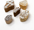 Wooden Indian Traditional Design Printing Stamps by Hashcart