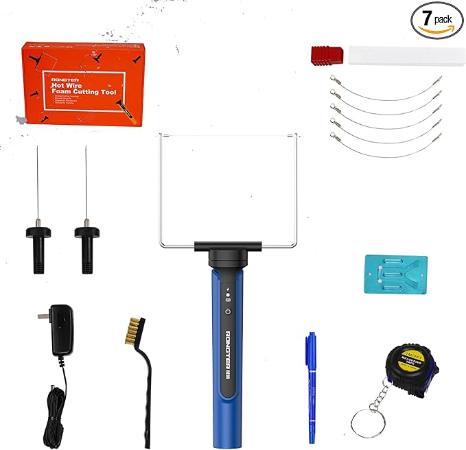 3 in 1 Hot Wire Foam Cutter Kit, Heated Foam Carving Knife Kit by RONGTER