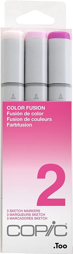 Copic Sketch, Alcohol-based Markers, Color Fusion #2 by COPIC