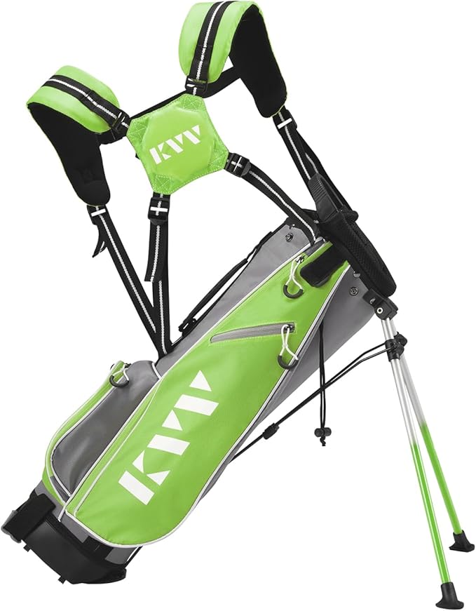 KVV Junior Golf Stand Bag, Lightweight Golf Stand Bag for Children Kids Ages 4-6/7-9/10-12