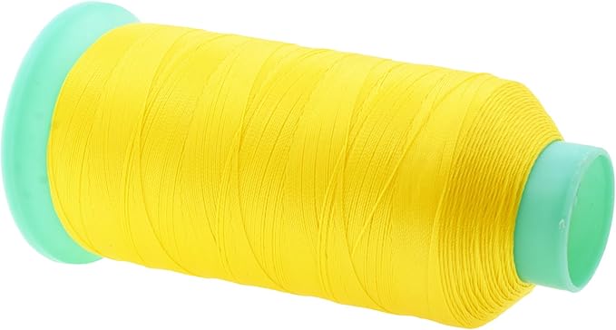 Mandala Crafts Bonded Nylon Thread Yellow Heavy Duty Sewing Threads - Image 2