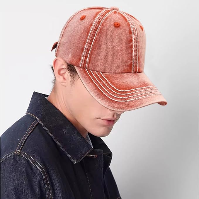 Baseball Cap Vintage Washed Hats Distressed Trucker Hat for Women Men