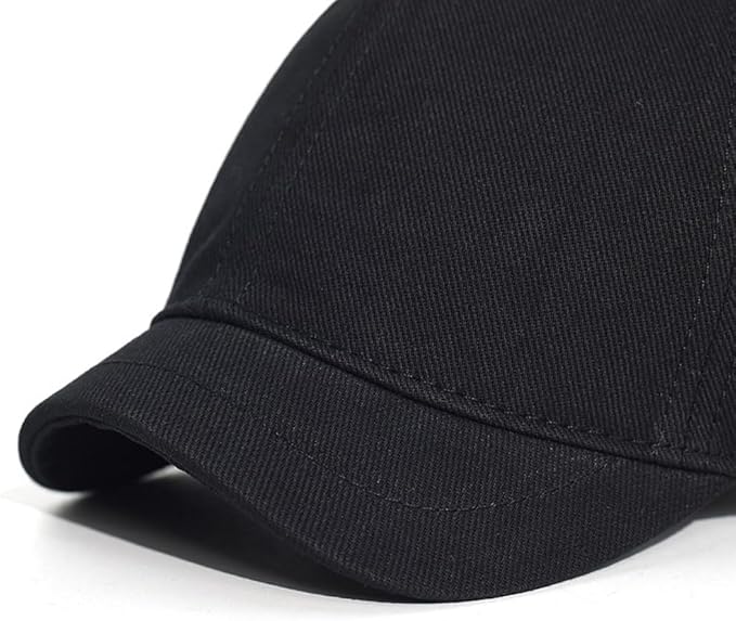 Men's Short Brim Baseball Cap Quick Dry Lightweight Breathable Adjustable Unstructured Dad Hat