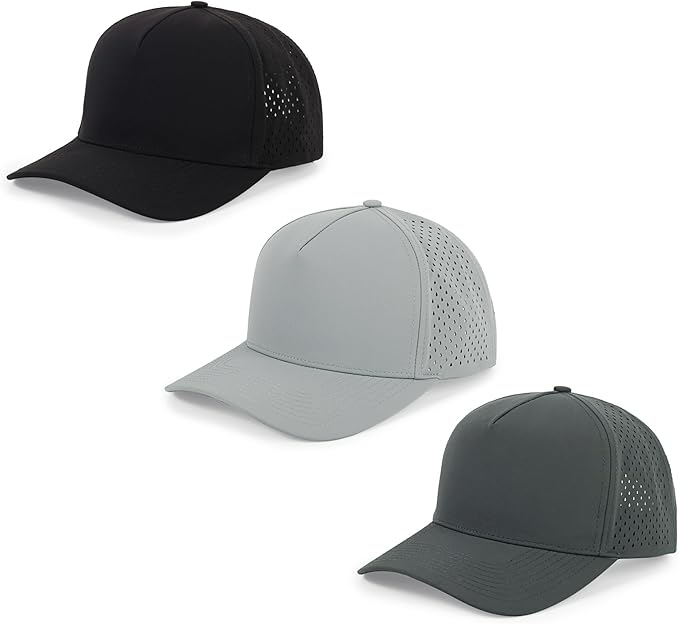 HH HOFNEN Quick Dry Baseball Cap Mesh Snapback Hat Sun and Rain Protection Golf Ball Cap for Men Women