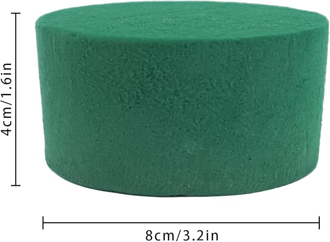 Prashent 6 Pcs Round Floral Foam Blocks - Image 6