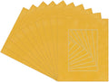 Pack of Ten 8.5x11 Mats Bevel Cut by Poster+Palooza