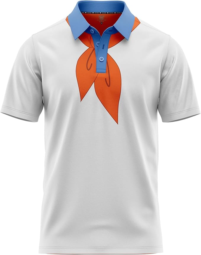 Funny Parody Golf Polo Shirt – Fun Movie Performance Quick Dry UPF Sun Protection Moisture Wicking Casual Wear Shocker Golf