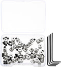 MECCANIXITY 40 Pcs Metal Locking Pin Backs, Locking Pin Keepers Clasp 5mm by MECCANIXITY