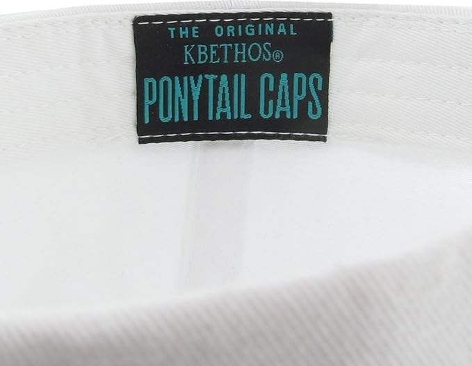 Classic Plain Ponytail Messy High Bun Headwear Adjustable Cotton Trucker Mesh Glitter Hat Baseball Cap