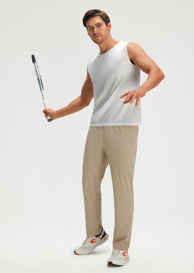 M MAELREG Sweatpants for Men with Pockets Stretch Joggers Lightweight Track Pants for Running Golf Mens Sweatpants Joggers