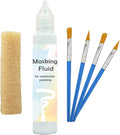 Blue Watercolor Masking Fluid by Tyrbsvlnar