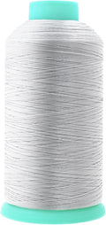 Mandala Crafts Bonded Nylon Thread Silver Heavy Duty Sewing Threads by MandalaCrafts