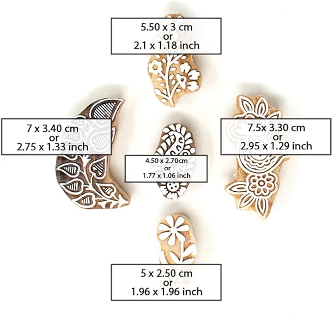 Wooden Printing Stamps - Image 4