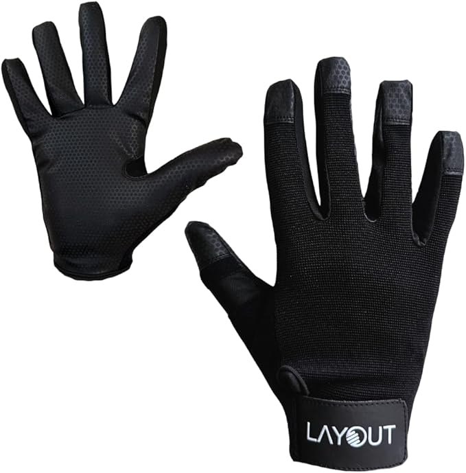 Layout Elite - Discgolf and Ultimate Frisbee Glove - Play Better with Consistent Grip