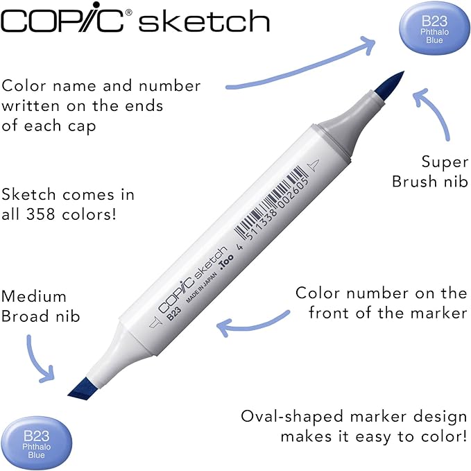 Copic Marker Sketch Color Fusion Markers, CSCF 3 - Image 4