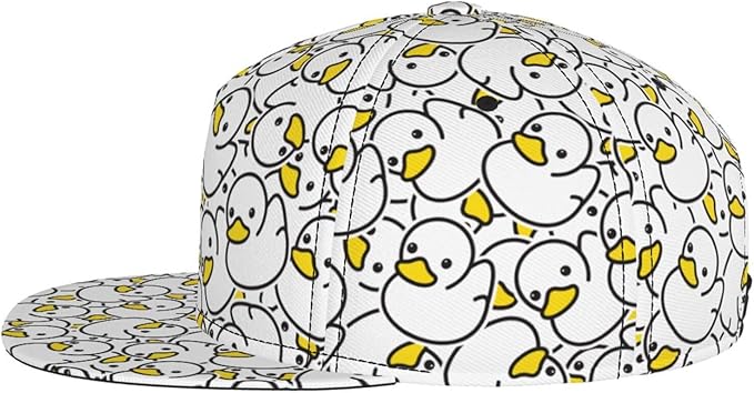 Fashion Snapback Hat for Men Women, Hip Hop Style Baseball Cap Flat Bill Hats Adjustable Trucker Sun Hat