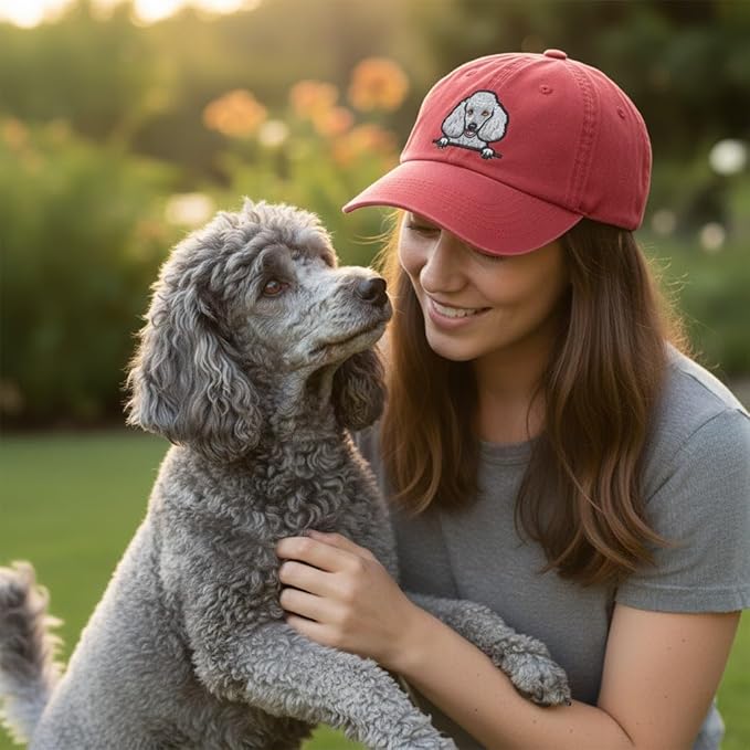 Pet Dog Lover Gifts,Embroidered Dog Baseball Hats for Men Women Dad Mom