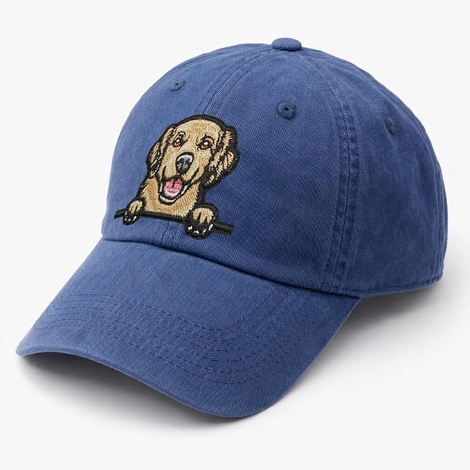Pet Dog Lover Gifts,Embroidered Dog Baseball Hats for Men Women Dad Mom