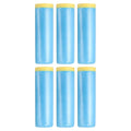 uxcell Pre-Taped Masking Film, 4.9ft x 66ft Plastic Paint Drop Cloth by uxcell