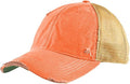 Vintage Distressed Baseball Cap – Unstructured Fit Adjustable Snapback Hat for Men & Women