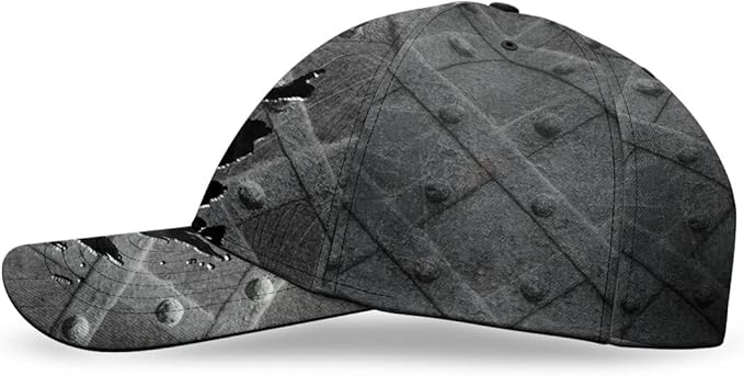 Baseball Cap for Men Women, Skull Cap for Men, Skeleton Gothic Horror Adjustable Strap Sports Soft Caps Outdoor