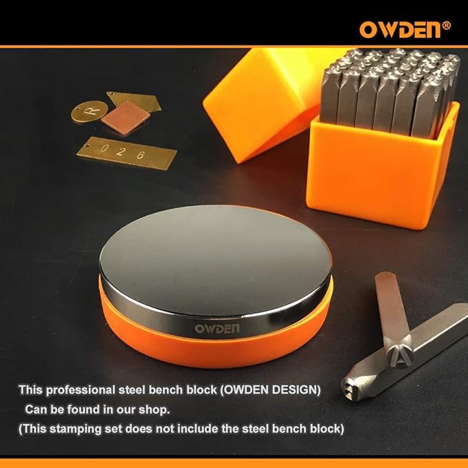 OWDEN Professional 36Pcs. Steel Metal Stamping Tool Set, Steel Number and - Image 7