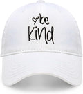 CHOK.LIDS Be Kind Trendy Womens Baseball Cap Unisex Fashion Cotton Polo Style Fun Inspirational Saying Seasonal Headwear