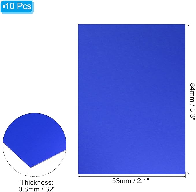 PATIKIL 3.3x2.1x1/32inch Anodized Aluminum Sheet - Image 2