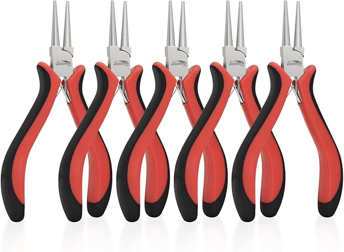 Round Nose Pliers for Jewelry Making, Wire Shaping, Jewelry Repair by HOUSERAN