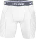 Youper Adult Elite Compression Padded Sliding Shorts w/Cup Pocket for Baseball, Football