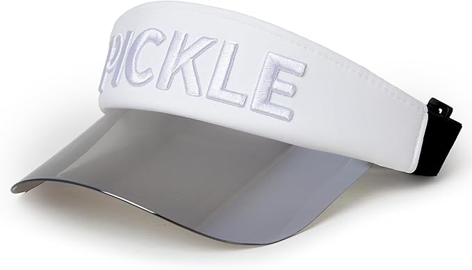 Funky Junque Women's UV 50 Adjustable Sun Visor - Golf Tennis Pickleball - Sports Themes Solid Colors Easter Pastels