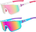 MVPTGRS Youth Baseball Sunglasses for Boys Girls Age 8-14 TR90 Frame Kids Sport Sunglasses for Softball Cycling Baseball Golf
