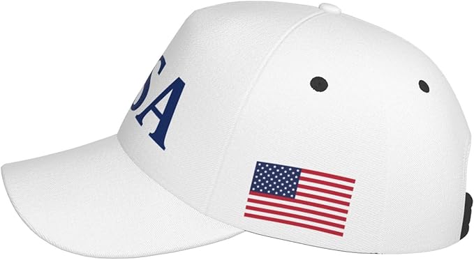 USA Flag Baseball Cap American Patriotic Trucker Hat Father Dad Mother Mom Adjustable Sportswear Hat for Men Women Adults