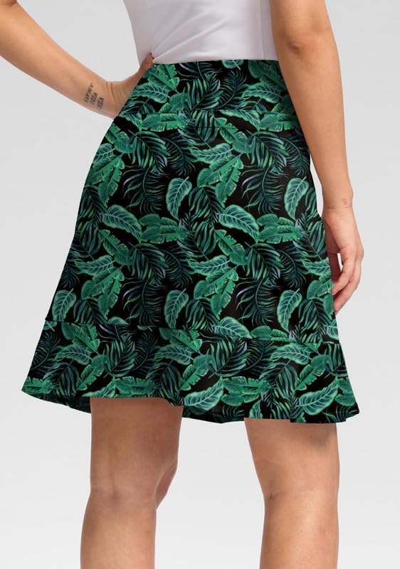 Viodia 20" Knee Length Skorts Skirts for Women with Pockets High Waisted Athletic Tennis Golf Skort for Casual Summer