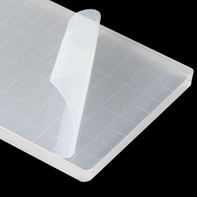 PATIKIL 5" x 3.5" Acrylic Stamp Block - Image 5