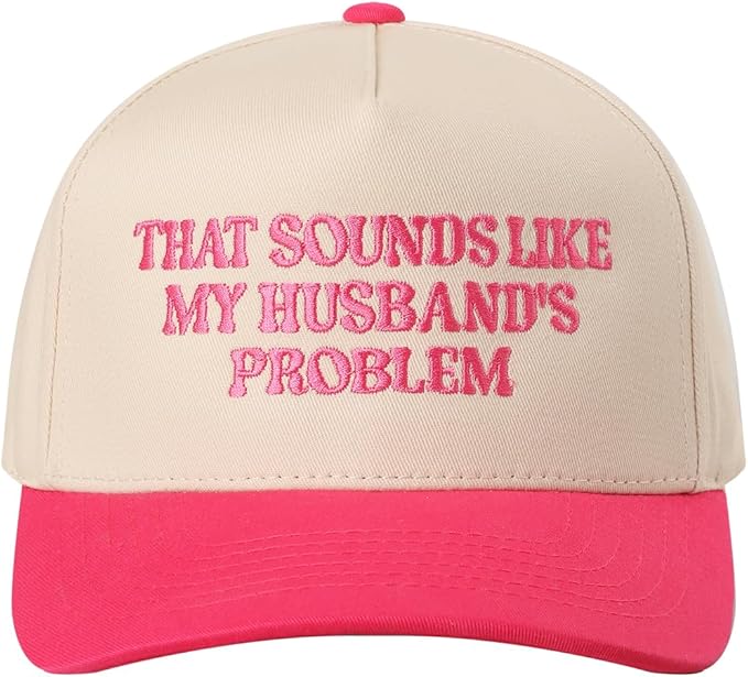 MIRMARU Two-Tone Vintage Canvas Trucker Hats for Men & Women, Adjustable Size Baseball Caps with Trendy Embroidered Design