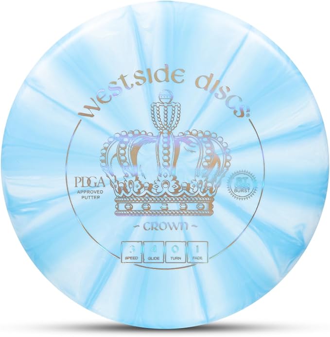 Westside Discs Origio Burst 3-Disc Golf Starter Set - Ideal All-in-One Disc Golf Set for Men - 1x Fairway Driver, Midrange & Putter Discs - Colors Will Vary
