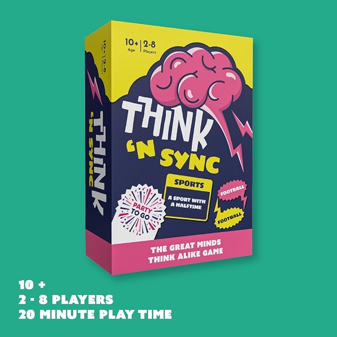 Gamewright - Think 'N Sync - Fast-Paced Party Card Game - Image 2
