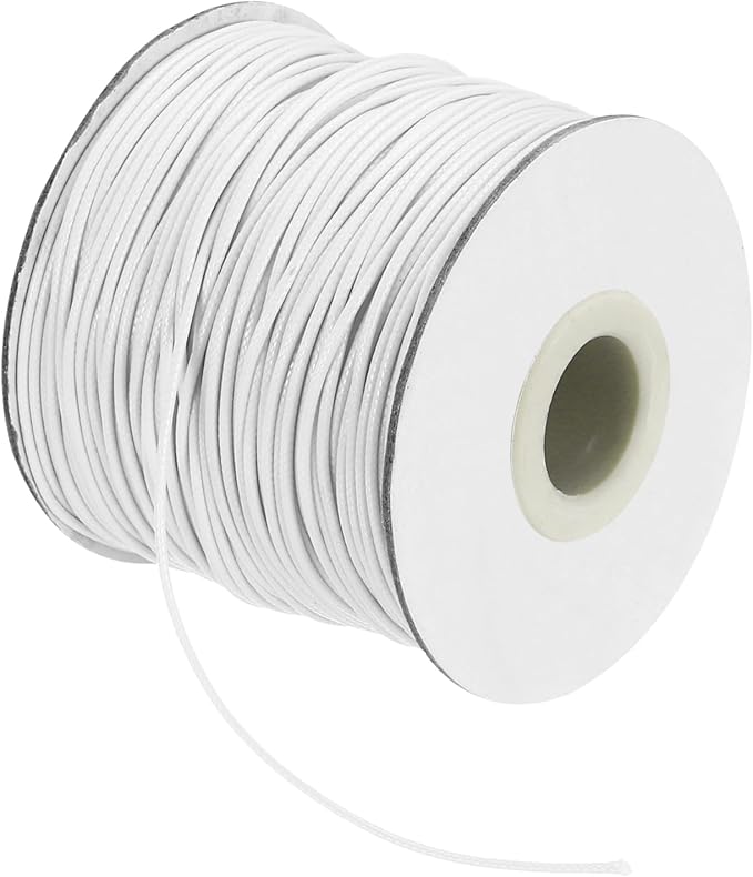 MECCANIXITY Waxed Cord 1mm Waxed Thread 87 Yard Wax String Leather Cord by MECCANIXITY