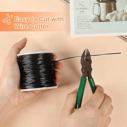Tenn Well 15 Gauge Aluminum Wire, 164 Feet 1.5mm Bendable Metal Craft Wire - Image 4