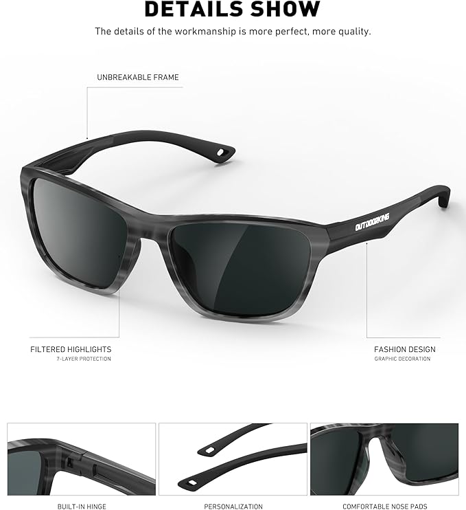Polarized Running Sunglasses for Women Mens Sun Glasses for Cycling Fishing Driving Golf UV Protection