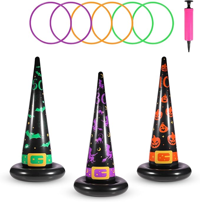 Halloween Ring Toss Game Set by Yeepoo