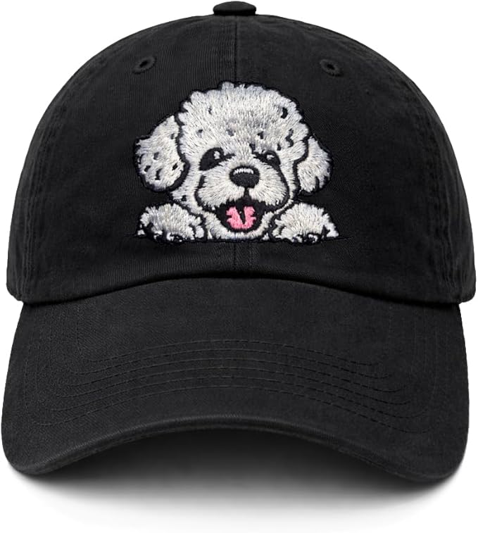 Pet Dog Lover Gifts,Embroidered Dog Baseball Hats for Men Women Dad Mom